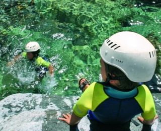 Canyoning for the little ones in Corsica